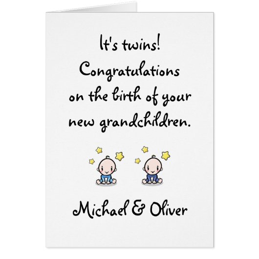 Grandchildren, Twin Boys, (Vorne)