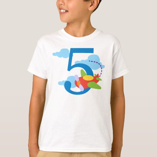 Grandchilds 5. Geburtstag T-Shirt (Vorderseite)