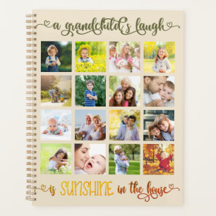 Grandchilds lachen Zitat - 16 Square Fotos Planer