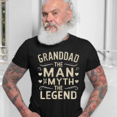 GRANDDAD | Der Mann der Mythos der Legende Vaterta T-Shirt