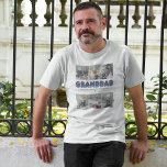 Granddad Man Myth Legend 6 FotoCollage T-Shirt<br><div class="desc">Niedlicher Großvater schlägt T - Shirt mit 6 Familienbildern vor,  die Sie durch Ihren eigenen ersetzen können,  den Titel "Großvater",  ein personalisiertes Sprichwort,  das "den Mann,  den Mythos,  die Legende" und die Enkel-Namen liest.</div>