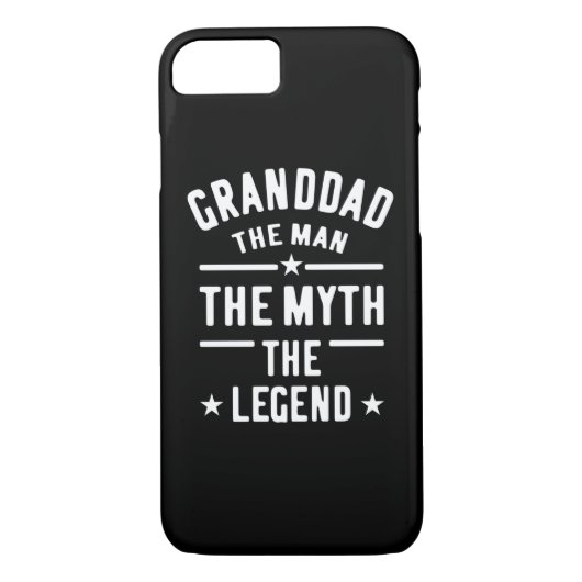 Granddad The Man Myth Legende Case-Mate iPhone Hülle (Rückseite)
