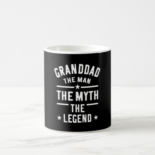 Granddad The Man Myth Legende Kaffeetasse (Mittel)