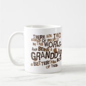 Granddad-Vatertags-Geschenk-Tasse Kaffeetasse (Links)