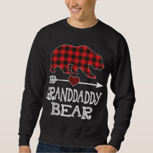 Granddaddy Bar Christmas Pajama Red Kariert Buffal Sweatshirt