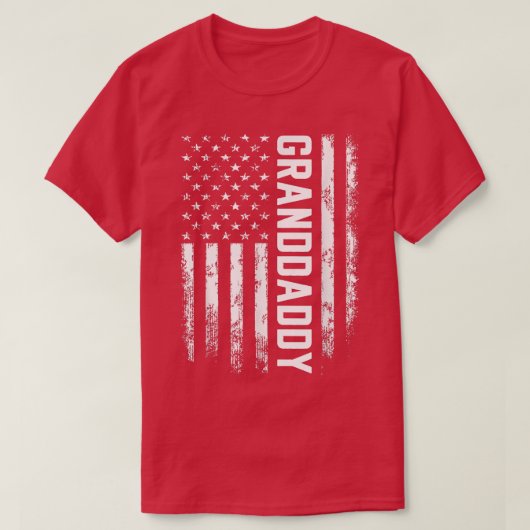 Granddaddy Gift America Flag Geschenk für Männer V T-Shirt (Design vorne)