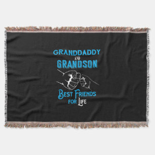 Granddaddy & Grandson Beste Lebensfreunde Decke