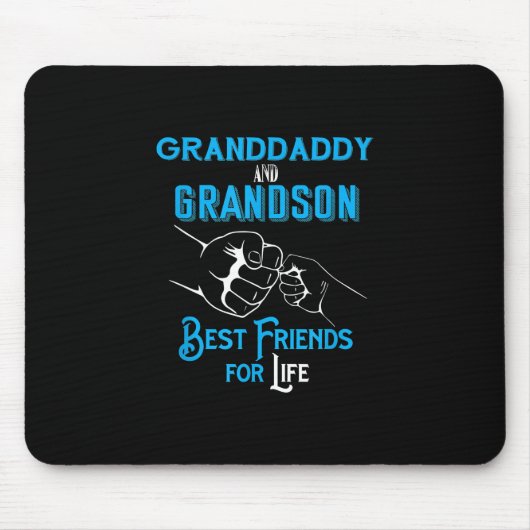 Granddaddy & Grandson Beste Lebensfreunde Mousepad (Vorne)