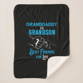 Granddaddy & Grandson Beste Lebensfreunde Sherpadecke