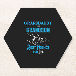 Granddaddy & Grandson Beste Lebensfreunde Untersetzer