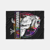 Granddadsaurus Dinosaur Opa Saurus Passendes T Fleecedecke (Vorderseite (Horizontal))