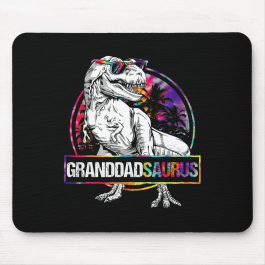 Granddadsaurus Dinosaur Opa Saurus Passendes T Mousepad (Vorne)