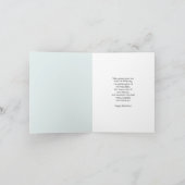 Granddaughter Happy March Birthday Blue Bird  Karte (Innenseite)