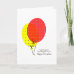 Granddaughter In Law Birthday Cards Balloons Karte<br><div class="desc">A simple,  clean,  nice and colorful balloons card for a granddaughter in law on her birthday. Inside text is customizable.</div>