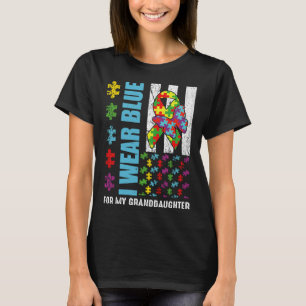 Granddaughter Puzzle Flag Special Autism Awareness T-Shirt