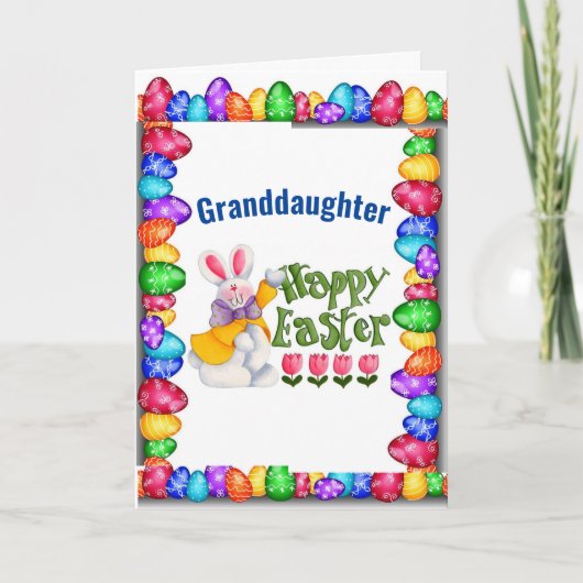 ***GRANDDAUGHTER*** SIE SIND *LIEBT* EASTERKARTE KARTE (Vorderseite)