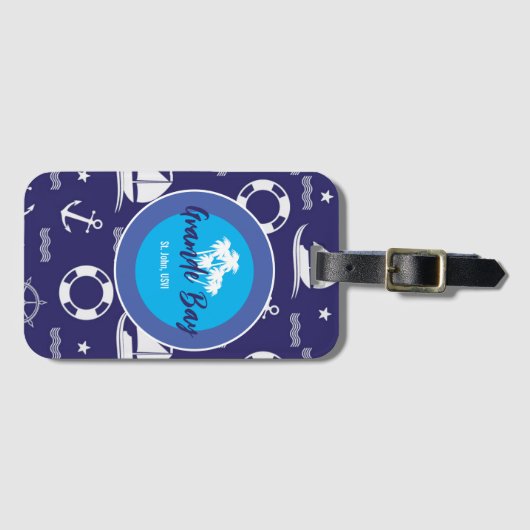 Grande Bay Luxury Hotel Gepäck Tag Gepäckanhänger (Vorderseite (Horizontal))