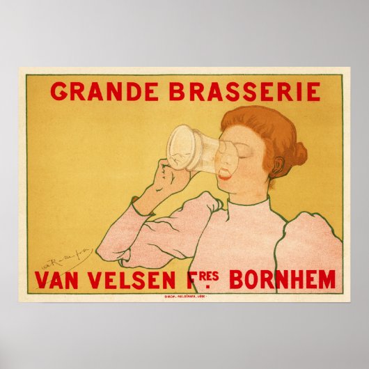 Grande Brasserie Van Velsen Poster (Vorne)