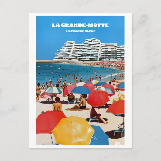 Grande-Motte, Postkarte QZE32F5-5 (Vorderseite)