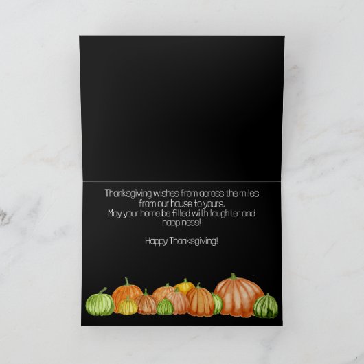 Grandeleltern Erntedank Card Karte (Innenseite)