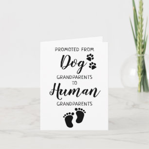 Grandeleltern-Schwangerschaft-Baby-Ankündigungskar