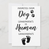 Grandelelternschwangerschaftskarte (Vorderseite)