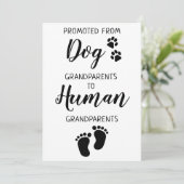 Grandelelternschwangerschaftskarte (Stehend Vorderseite)