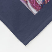 GRANDELENTS Foto Collage Blanket Grandkids Navy Fleecedecke (Ecke)