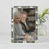 Grandeliertagskarte Foto Feiertagskarte (Stehend Vorderseite)