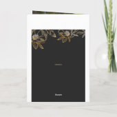 Grandeltern Day Floral Foto Card Karte (Rückseite)