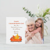 Grandeltern Day Foto Grußkarte Feiertagskarte (Stehend Vorderseite)