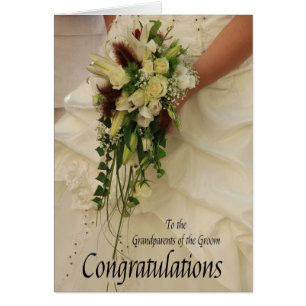 Grandeltern der Bräutigam Hochzeit gratulieren