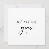 Grandeltern Einfache Schwangerschaftsankündigung K Ankündigung (Vorderseite)