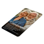 Grandeltern Foto Fun Quote Definition Magnet (Linke Seite)