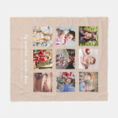 GRANDELTERN FOTO GIFTS - Peach Fleecedecke (Vorderseite (Horizontal))
