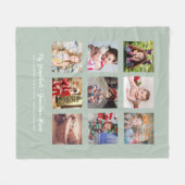 GRANDELTERN FOTO GIFTS - Sage Green Fleecedecke (Vorderseite (Horizontal))