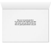 Grandeltern gratulieren dem neuen Grandson (Innenansicht Horizontal (Unten))