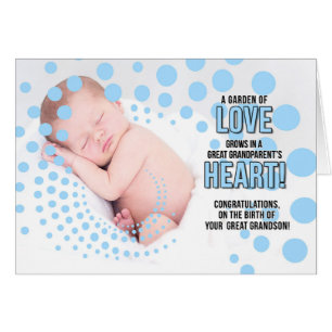 Grandeltern gratulieren dem neuen Grandson