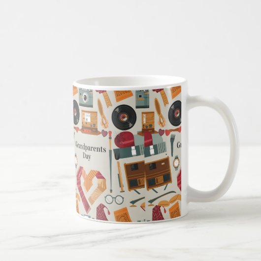Grandeltern Tagesgeschenk Idee Kaffeetasse (Rechts)