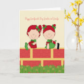 Grandeltern-Tageskarte von Twins Karte (Gelbe Blume)