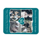 Grandeltern Valentine Personalisiert Instagram Gri Magnet (Horizontal)