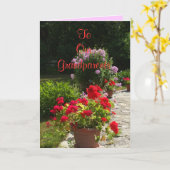 Grandelterntag - Blume Karte (Gelbe Blume)