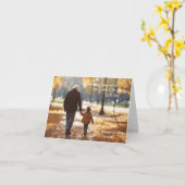 Grandelterntag Grandpa Wandern im Park Karte (Gelbe Blume)