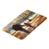 Grandelterntag Grandpa Wandern im Park Magnet (Linke Seite)