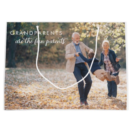 Grandelterntagsbeutel Große Geschenktüte (Vorderseite)