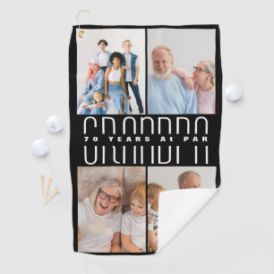 Grandelterntagsgeschenk für 70-Jährige Golfhandtuch