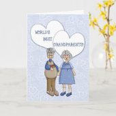 Grandelterntagsgrüße Karte (Gelbe Blume)