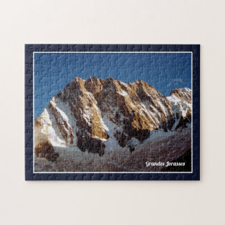 Grandes Jorasses Mont Blanc Massif Französische Al Puzzle