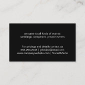 Grandeur | Exquisit Visitenkarte (Rückseite)