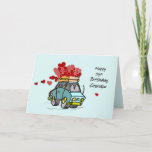 Grandfather 76th Birthday Car Load of Hearts Karte<br><div class="desc">Celebrate a grandfather’s 76th birthday with this fun card that carries lots of hearts on top of a vintage card. When you send him this card you also send lots of your love for him.</div>